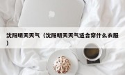 沈阳明天天气（沈阳明天天气适合穿什么衣服）