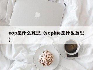 sop是什么意思（sophie是什么意思）