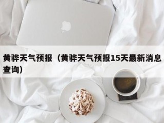 黄骅天气预报（黄骅天气预报15天最新消息查询）