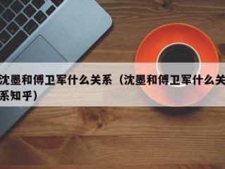 沈墨和傅卫军什么关系（沈墨和傅卫军什么关系知乎）