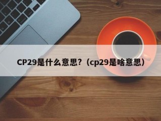CP29是什么意思?（cp29是啥意思）