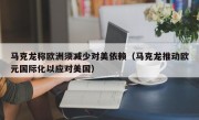 马克龙称欧洲须减少对美依赖（马克龙推动欧元国际化以应对美国）