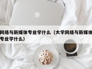 网络与新媒体专业学什么（大学网络与新媒体专业学什么）