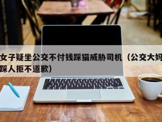 女子疑坐公交不付钱踩猫威胁司机（公交大妈踩人拒不道歉）