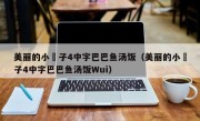 美丽的小峓子4中字巴巴鱼汤饭（美丽的小峓子4中字巴巴鱼汤饭Wui）