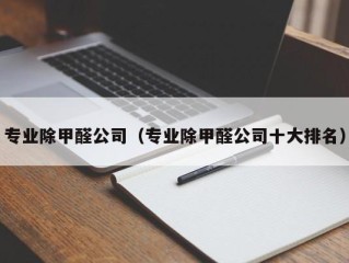 专业除甲醛公司（专业除甲醛公司十大排名）
