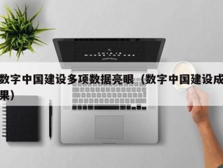 数字中国建设多项数据亮眼（数字中国建设成果）
