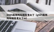 G985高铁列车因高考火了（g985高铁列车因高考火了m）