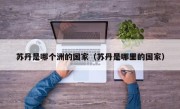 苏丹是哪个洲的国家（苏丹是哪里的国家）