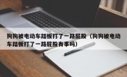 狗狗被电动车踏板打了一路屁股（狗狗被电动车踏板打了一路屁股有事吗）