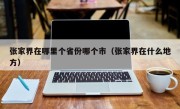 张家界在哪里个省份哪个市（张家界在什么地方）