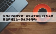 车内开空调睡觉会一氧化碳中毒吗（电车车内开空调睡觉会一氧化碳中毒吗）