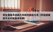 安全期是月经前几天和月经后几天（月经结束后什么时候是安全期）