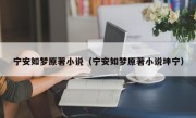 宁安如梦原著小说（宁安如梦原著小说坤宁）