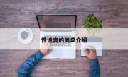 性迷宫的简单介绍