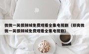 微微一笑很倾城免费观看全集电视剧（郑爽微微一笑很倾城免费观看全集电视剧）
