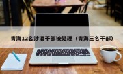 青海12名涉酒干部被处理（青海三名干部）