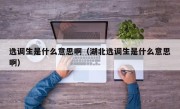 选调生是什么意思啊（湖北选调生是什么意思啊）