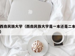 西南民族大学（西南民族大学是一本还是二本）