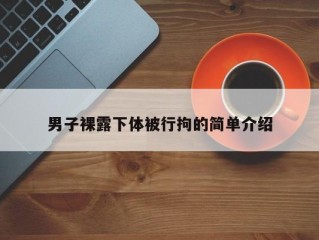 男子裸露下体被行拘的简单介绍