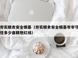 夯实粮食安全根基（夯实粮食安全根基牢牢守住多少亩耕地红线）