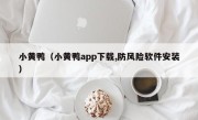 小黄鸭（小黄鸭app下载,防风险软件安装）