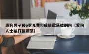 遛狗男子将6岁儿童打成脑震荡被刑拘（爱狗人士被打脑震荡）