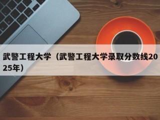 武警工程大学（武警工程大学录取分数线2025年）