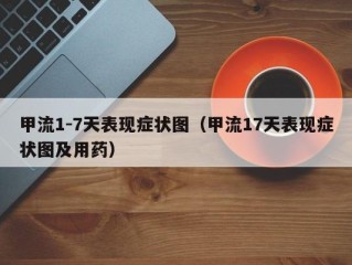 甲流1-7天表现症状图（甲流17天表现症状图及用药）