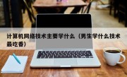 计算机网络技术主要学什么（男生学什么技术最吃香）